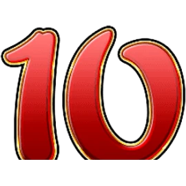 Ten card symbol in Genghis Khan pokie