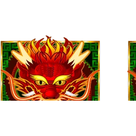 Dragon head wild symbol in Genghis Khan pokie