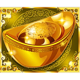 Golden ingot scatter symbol in Genghis Khan pokie