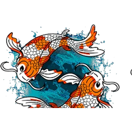 Koi fish symbol in Genghis Khan pokie